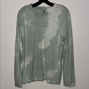 Hurley Men's Green Long Sleeve Shirt